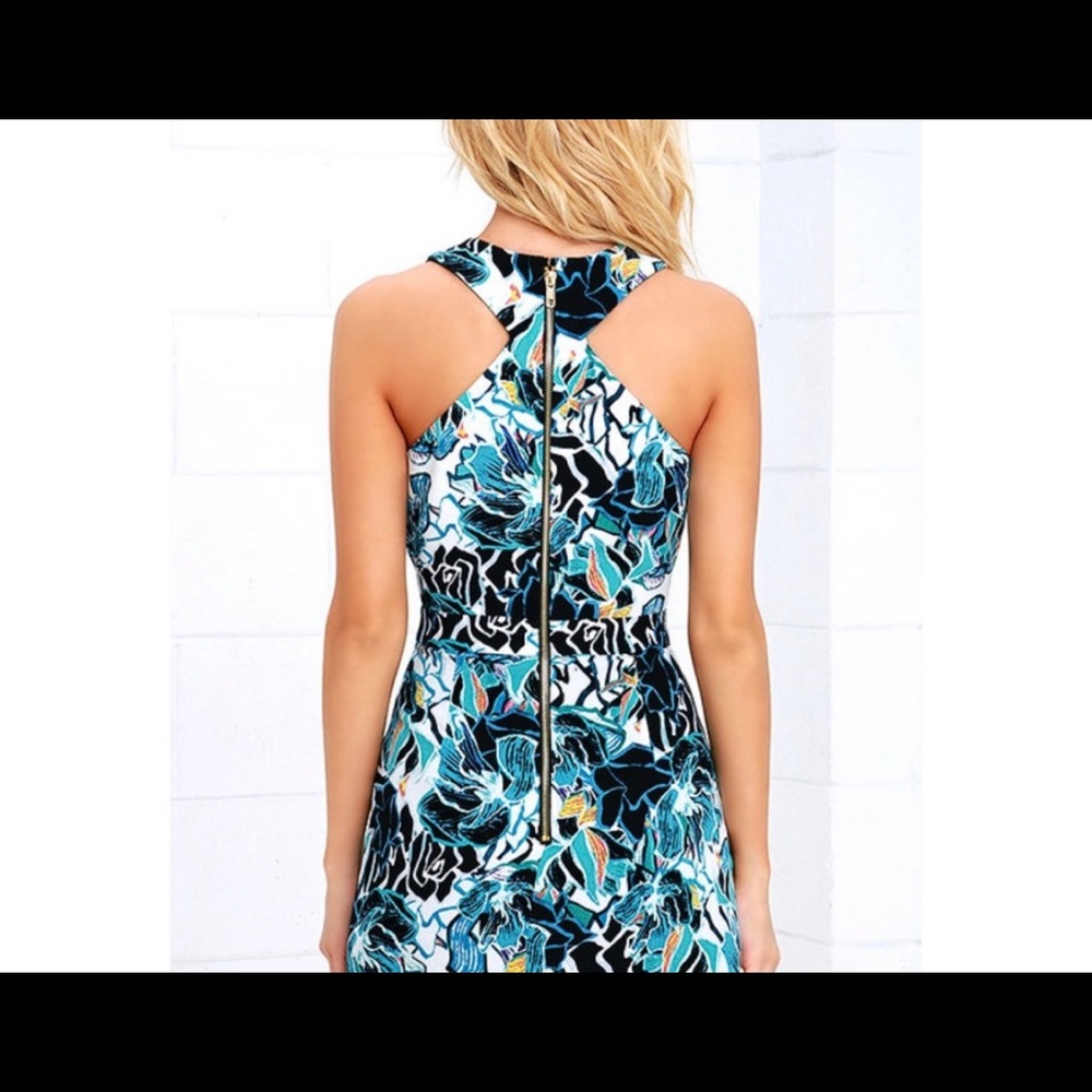 Floral Revolve NBD the Naven Twins cut out dress Small - Picture 2 of 9